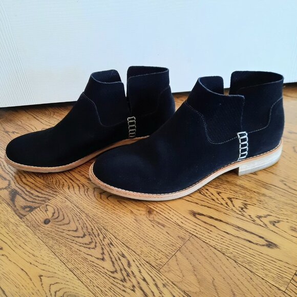 Clarks Black Ankle Boots - Picture 2 of 9